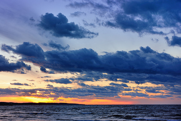 Sunset over Little Traverse Bay