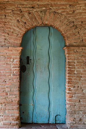 Turquoise door