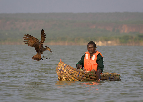 Fisherman on Lake Baringo