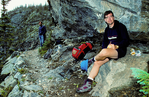 Lunch break near Lake Nanita