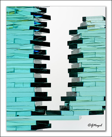 Glass bar abstract