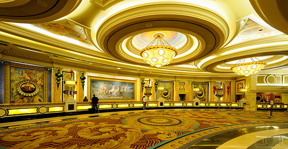 Caesars Palace registration desk