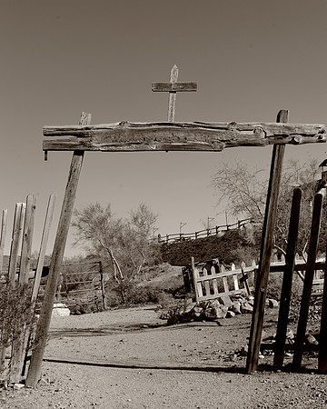 Cemetery entrance