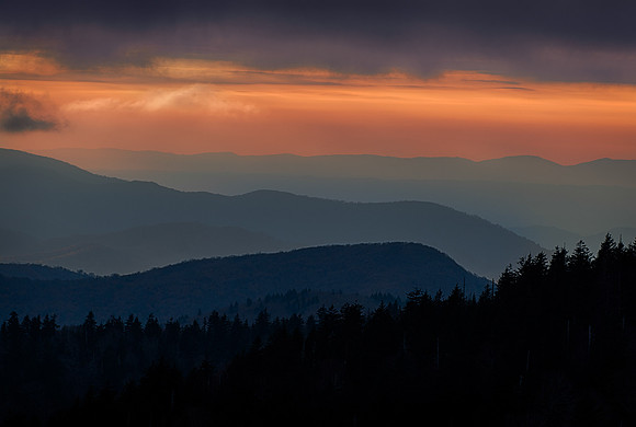 Smokies sunset