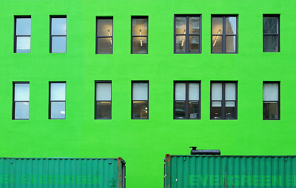Green on green