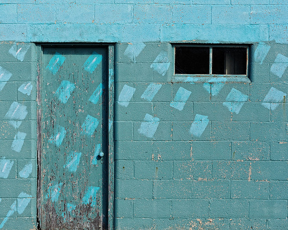 Turquoise door