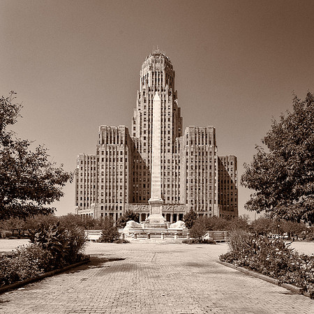 Buffalo City Hall (B&W version)