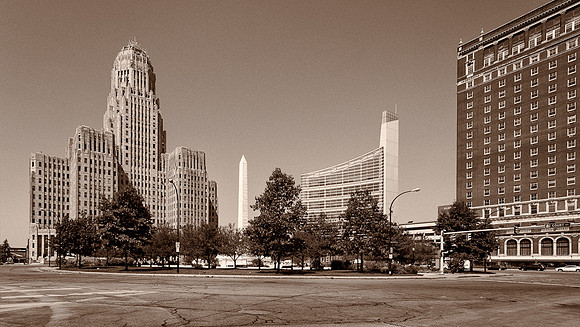 Niagara Square (sepia version)