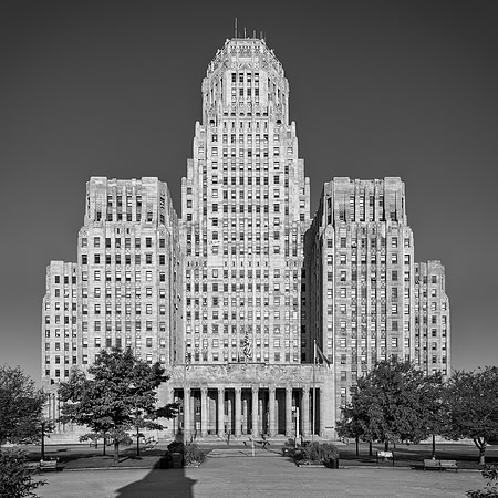 Buffalo City Hall (B&W version)