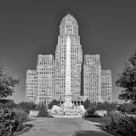 Buffalo City Hall (B&W version)
