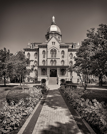 The Main Building (B&W version)