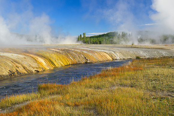 Steamy river