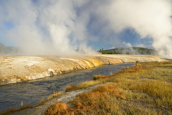 Steamy river
