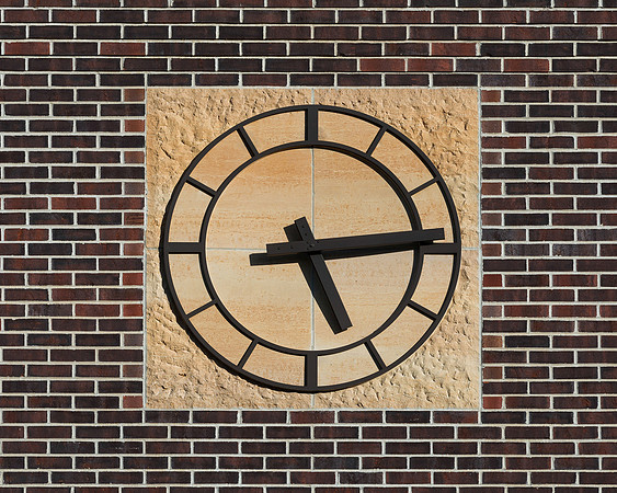 Train depot clock
