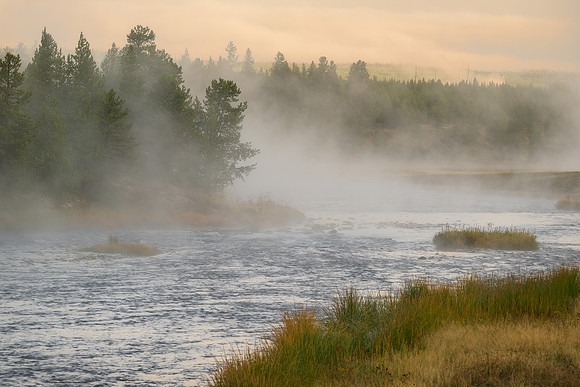 Steamy river