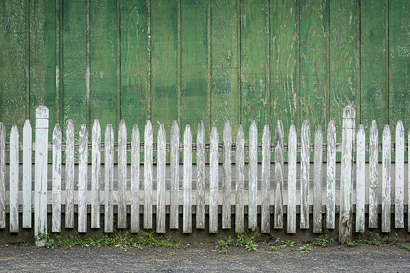 White picket fence