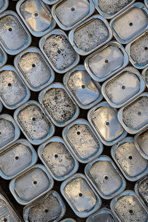 Old Metal Can Lids