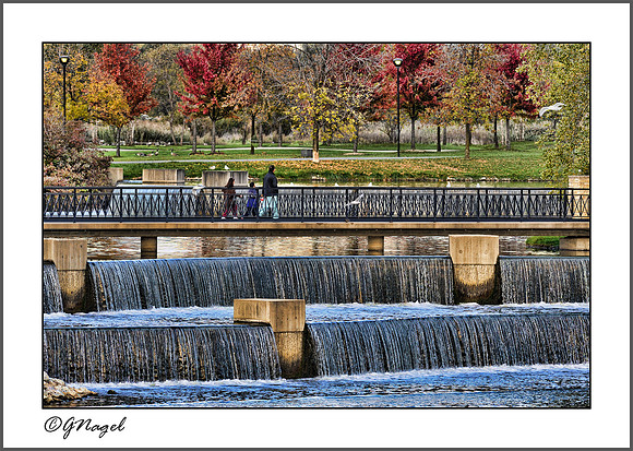 Stroll over the bridge (Topaz Version)