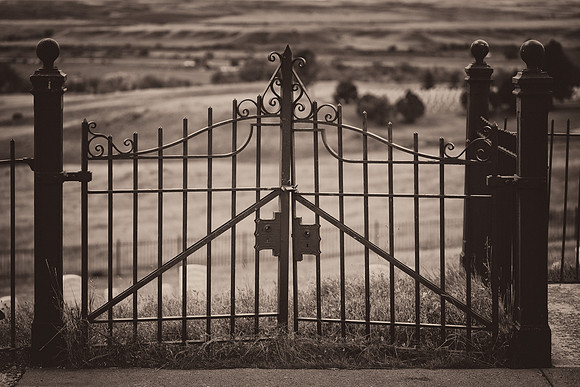 Last Stand Hill gate