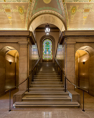 Library staircase