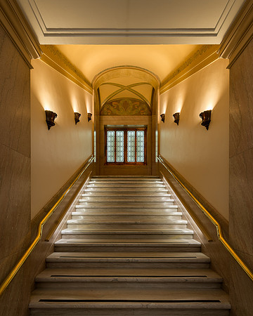 Library staircase