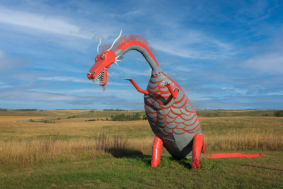 Magic Dragon Sculpture