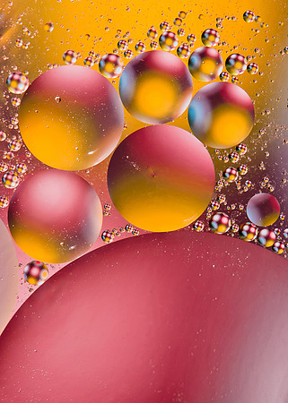Oil and water abstract