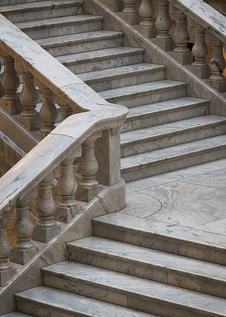 Marble staircase