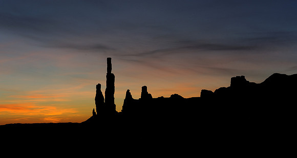 Totem Pole and Yei Chei monuments