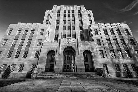 Potter County Courthouse (B&W version)
