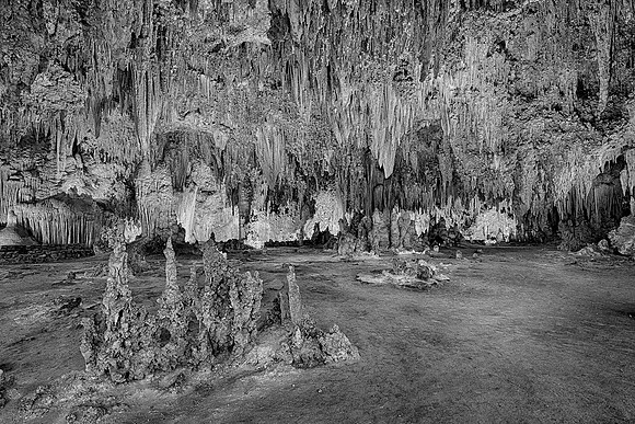 Carlsbad Caverns (B&W version)