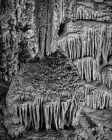 Carlsbad Caverns (B&W version)