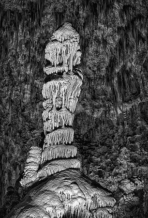 Carlsbad Caverns (B&W version)