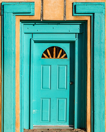 Turquoise door