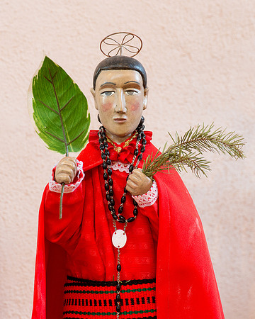 San Lorenzo wooden scupture