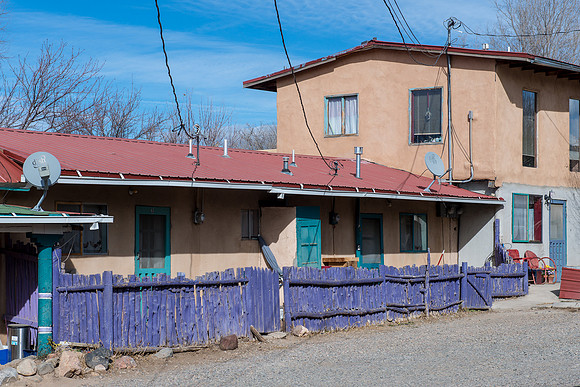 Purple fence