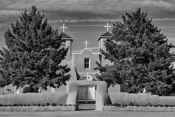 San Francisco de Asis Mission Church (B&W version)