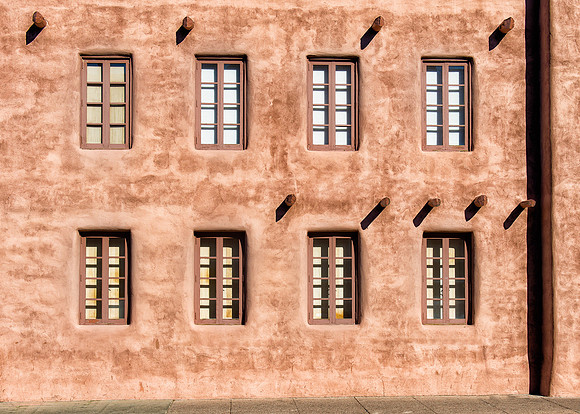 Adobe wall