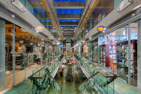 Christmas at the mall
