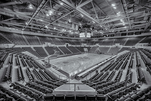 Air Force Field House (B&W version)