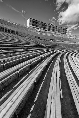 Falcon Stadium (B&W version)