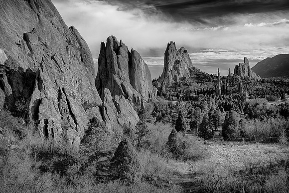 Garden of the Gods (B&W version)