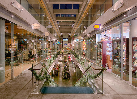 Christmas at the mall