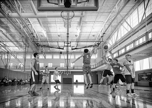 OYA basketball action