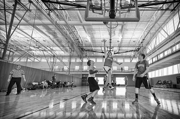 OYA basketball action