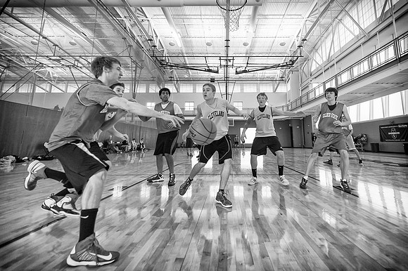 OYA basketball action