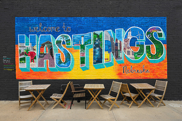 Welcome to Hastings mural