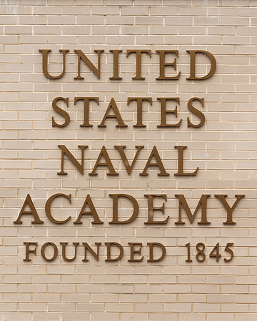 Naval Academy sign