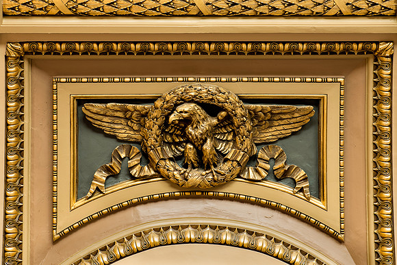 Eagle on the ceiling