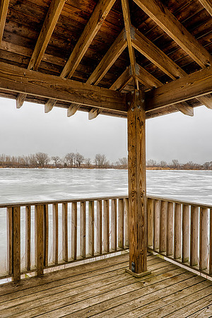 Gazebo on the lake